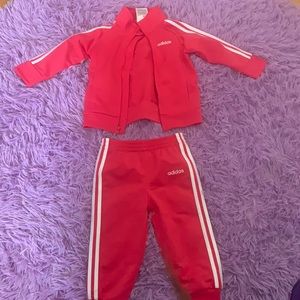 Adidas babygirl sweatsuit